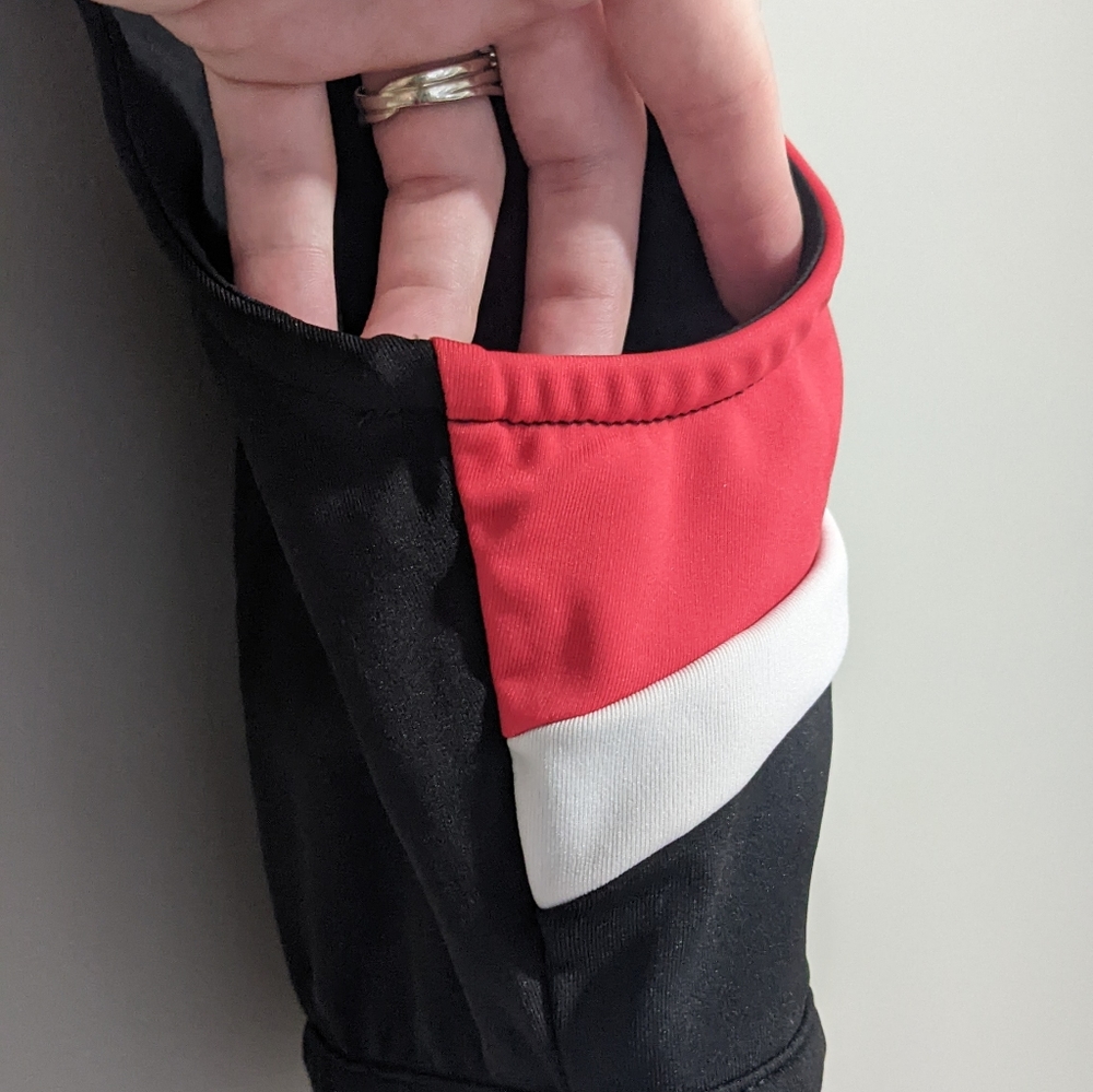 Puma X Maybelline Color Block Zip Up Crop Top - image 7